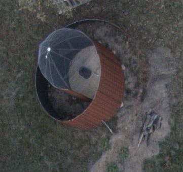 Komposttoilette Dach
